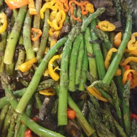 Asparagus saute