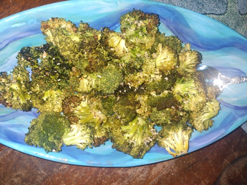 Brocolli Garlic Parmesan