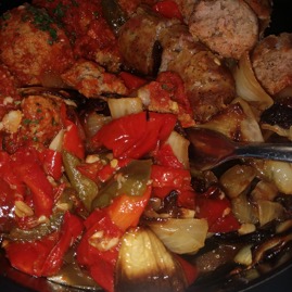 Sausage w Peppers n Onions